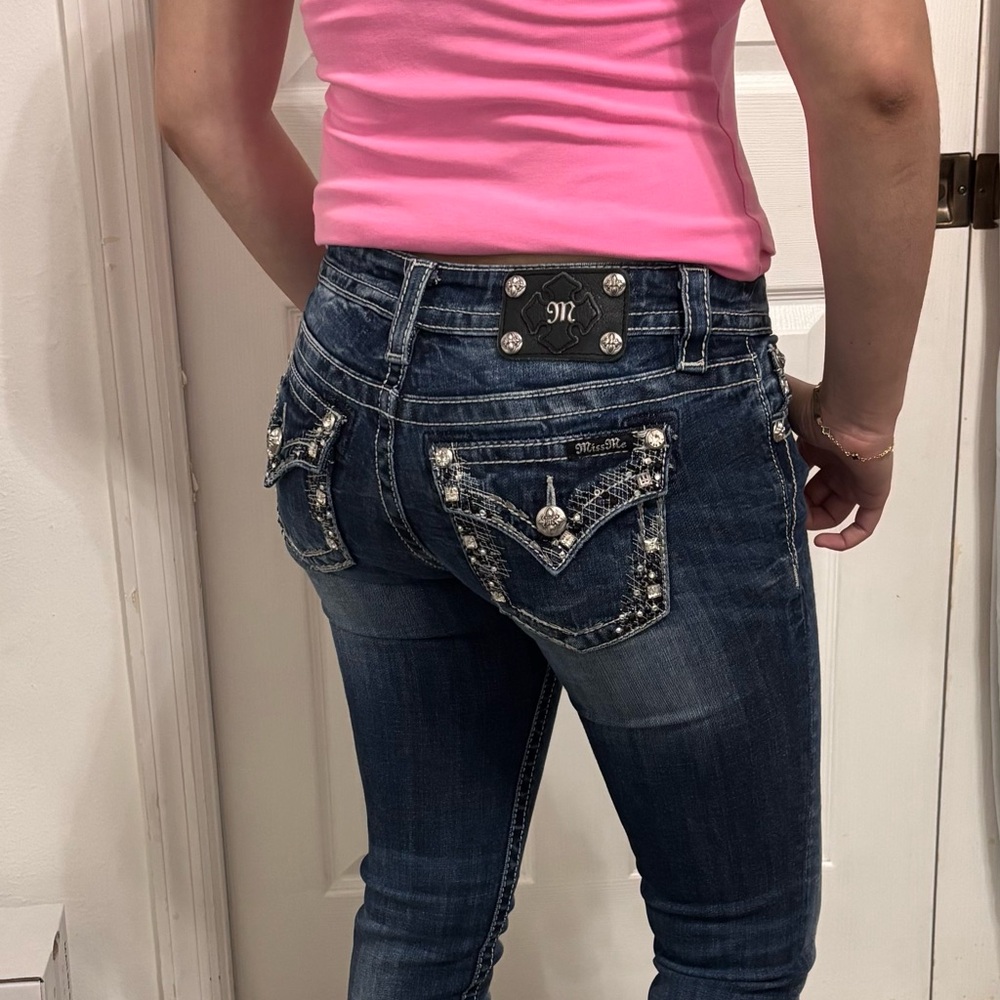 Miss Me Dark Blue Skinny Jeans - Picture 10 of 10